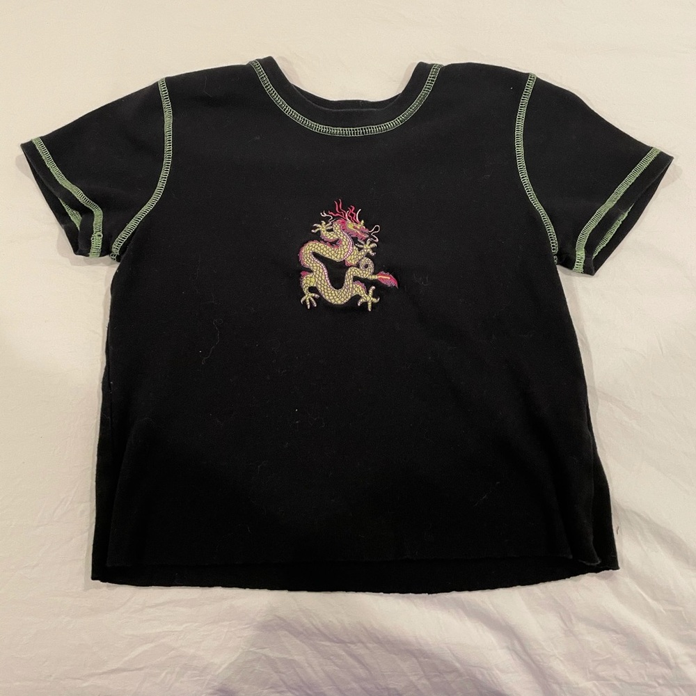 John Galt cropped tee